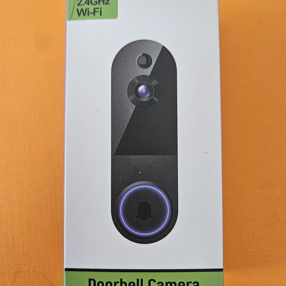 Wi-Fi Enabled Doorbell Camera - Black